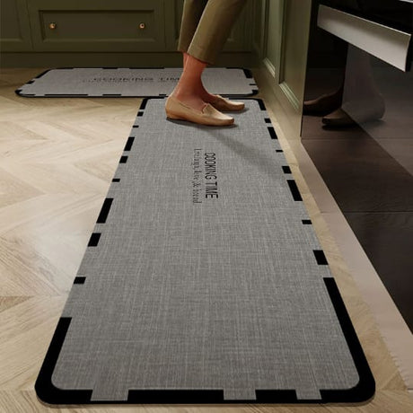Premium Cushioned Kitchen Runner Mat Set 40×60cm + 40×120cm