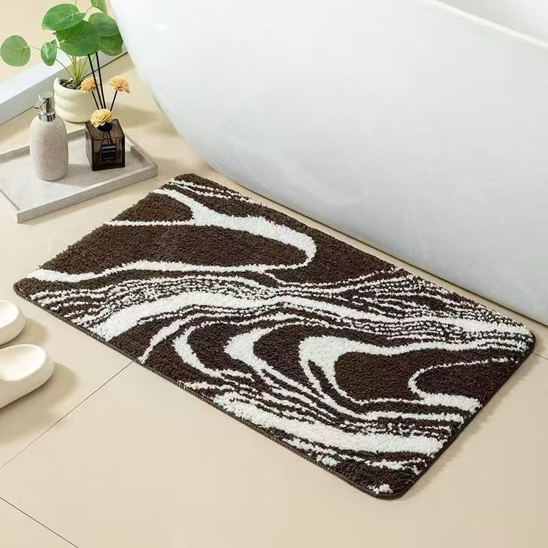 Premium Quick-Dry Bathroom Floor Mat 50×80cm pes