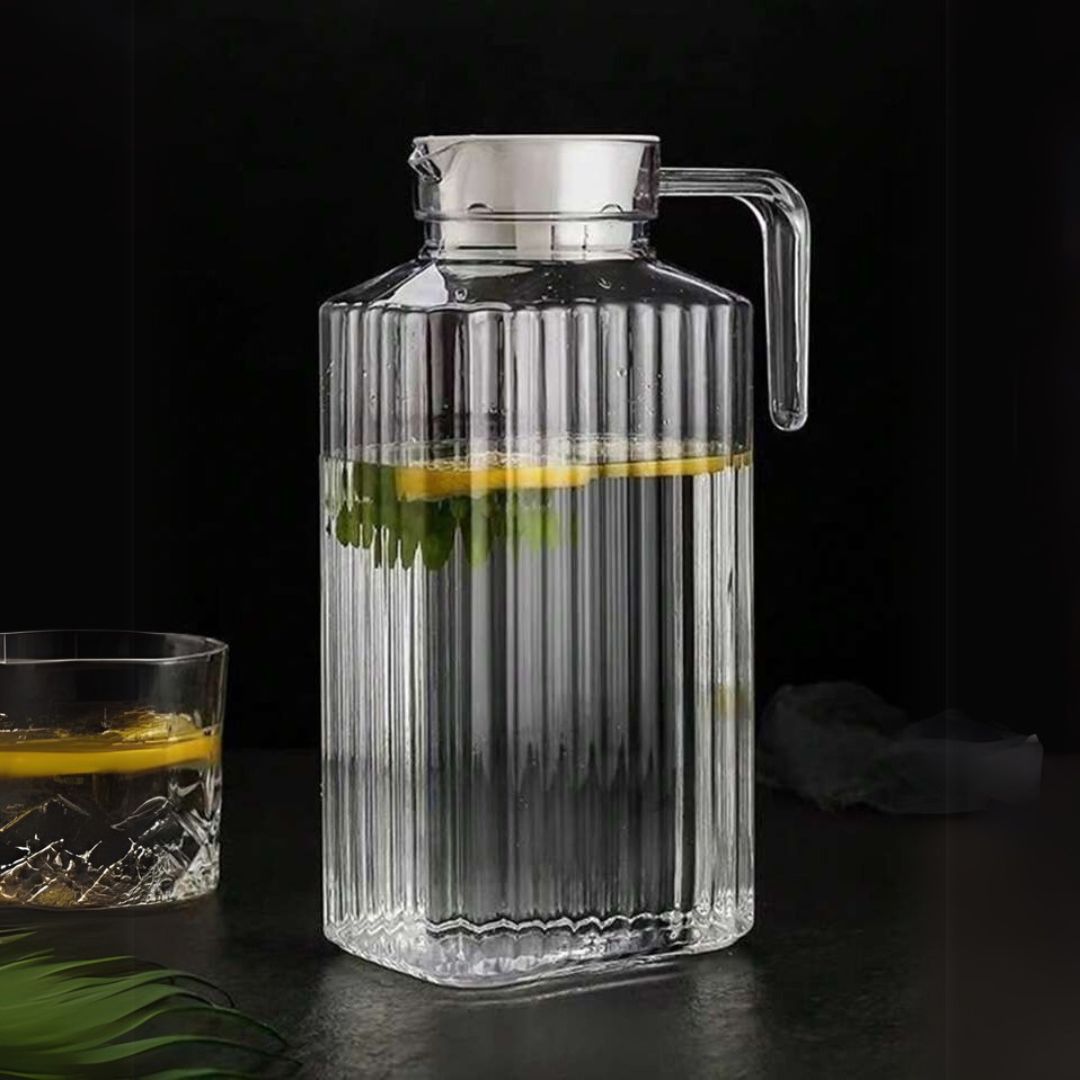 RIBBED WATER JUG  1700ML