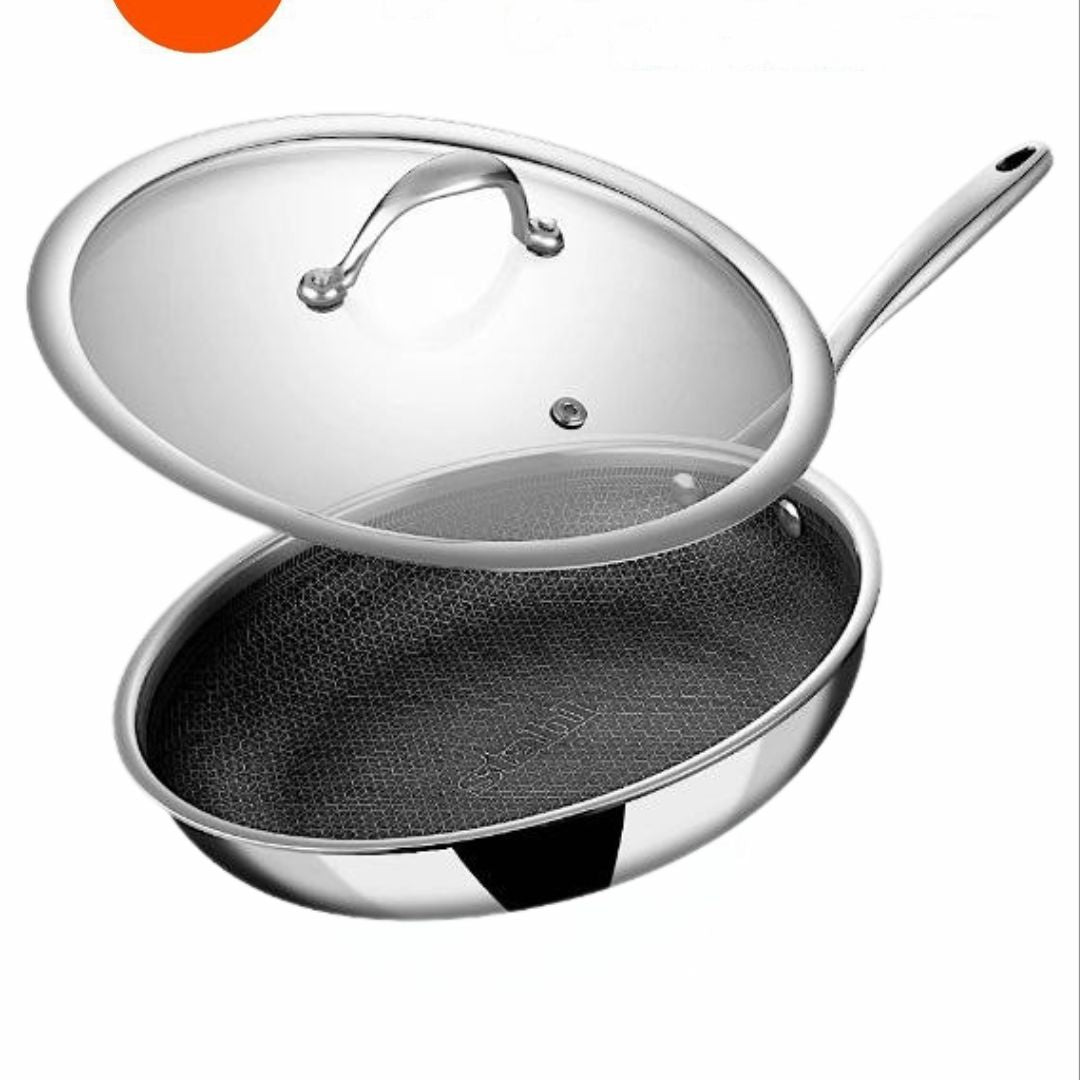 Artisan Hybrid Fry Pan + Glass Lid  22 cm