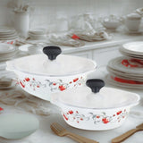 Glass Casserole set 2 pcs set