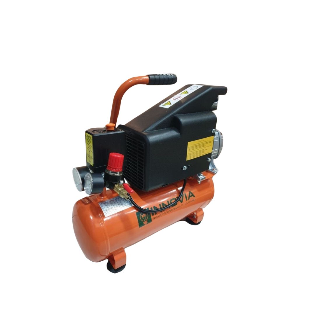  heavy duty 9 liters air compressor
🛠 Tank Capacity: 9 Litres

⚡ Power: Electric motor-driven

🎯 Uses: Ideal for home garages, workshops, paint spraying, and inflating tires

📦 Design: Lightweight, portable with a firm grip handle for easy mobility

✅ Bonus: Reliable performance with eco-friendly, low-noise operation
