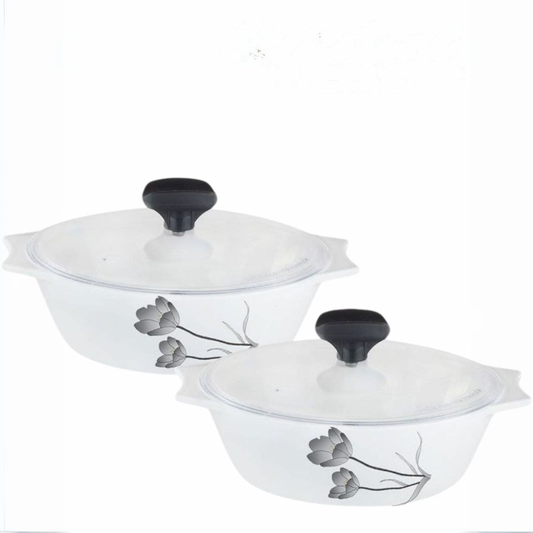 Glass Casserole set 2 pcs set