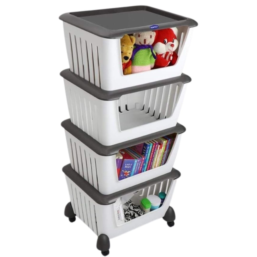 Space Saver 4 Stack Trolly