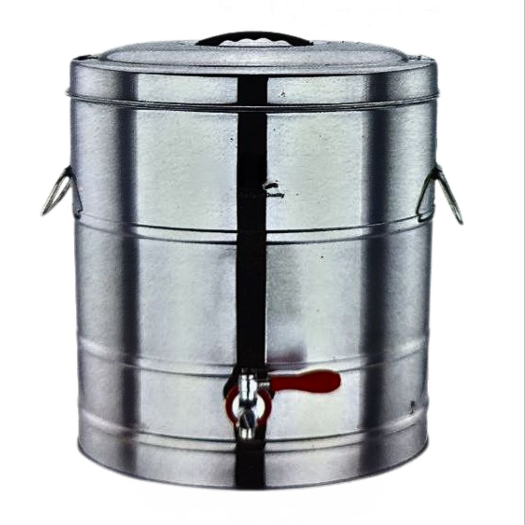 Double Wall Insulated Stainless Steel Tea Urn
✅ Available Sizes: 5L | 10L | 15L | 20L | 25L | 30L | 40L | 50L

🛠️ Material: Heavy-duty Stainless Steel

🌡️ Double Wall: Keeps drinks hot or cold for hours

🔄 Manual Tap: Easy-pour, drip-free

💪 Strong Side Handles: Safe & easy to carry

📦 Use: Perfect for events, offices, catering & gatherings