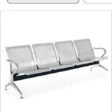 mild steel waiting chair 4 seater
