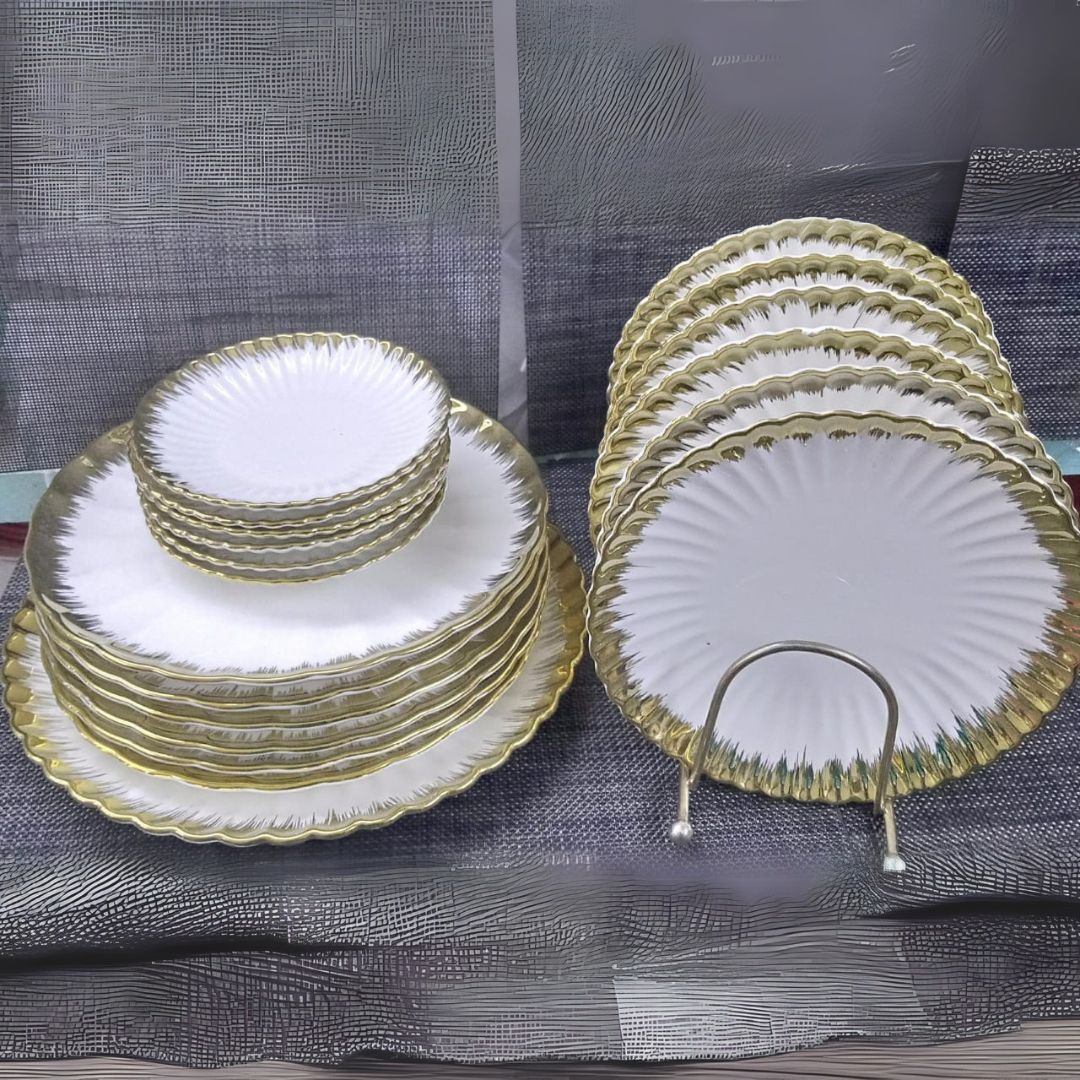 Ceramic Shell Dinner Set 18pc