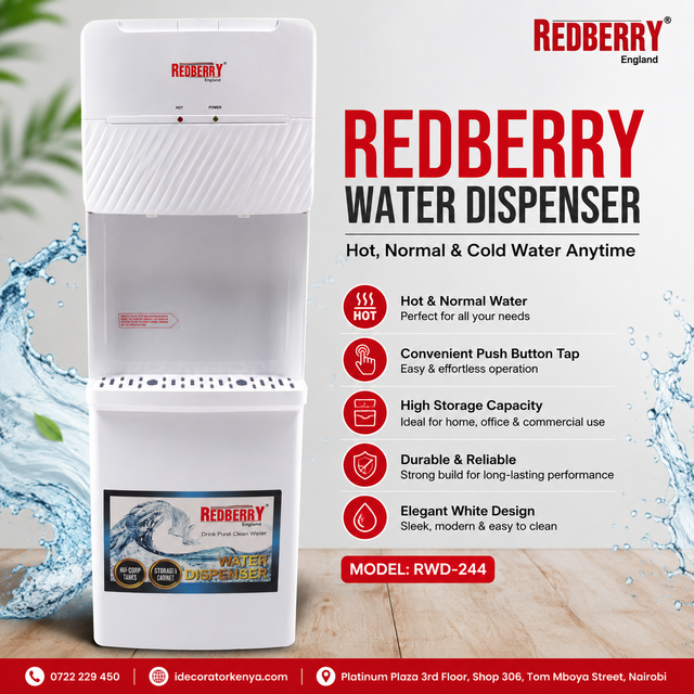 Redberry Water Dispenser Hot & Normal RWD-244 in Kenya
