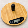 Round Bamboo Digital Kitchen Scale – 5kg Capacity