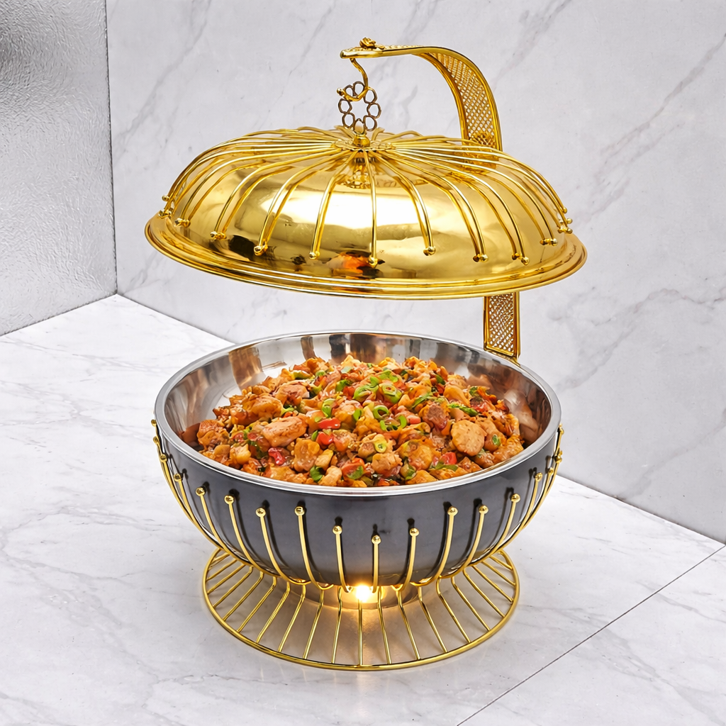 Round Hanging Chafing Dish Food Warmer – – iDecorator