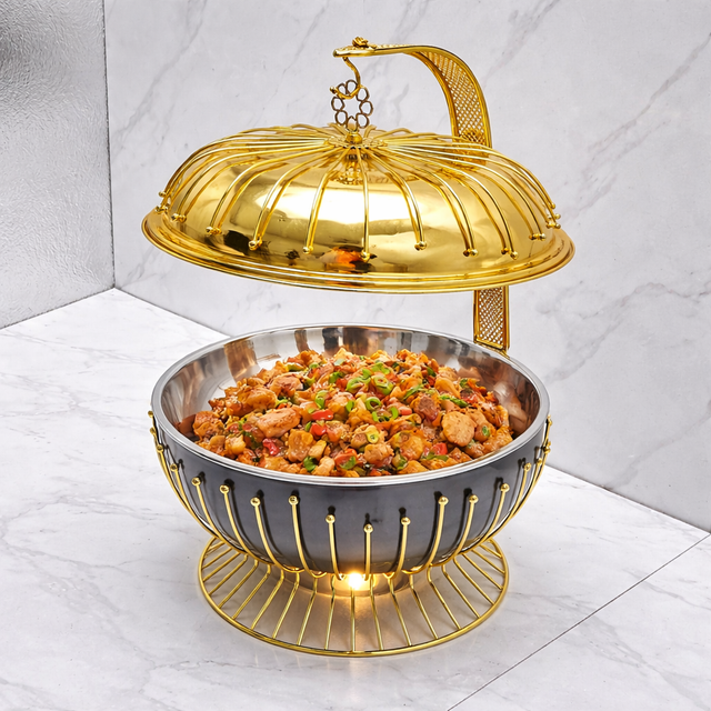Round Hanging Chafing Dish Food Warmer – 