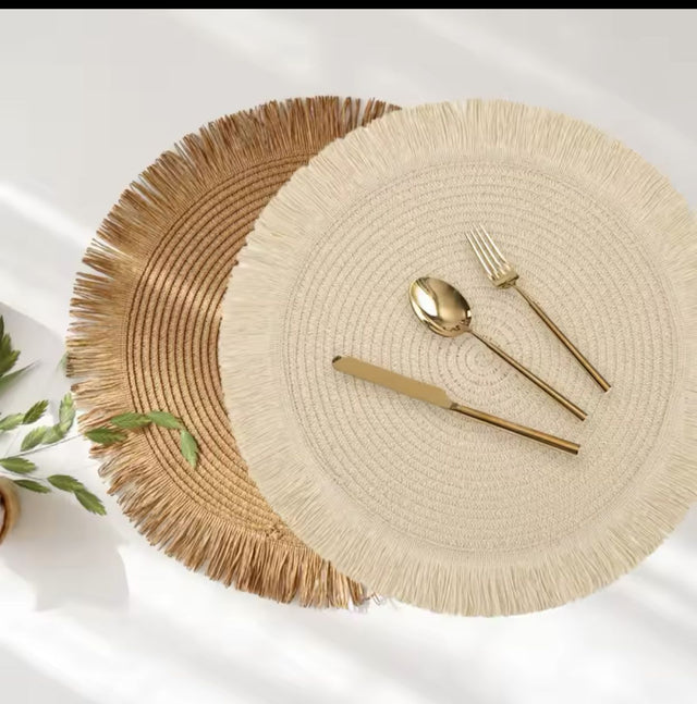 Round Jute Table Mat