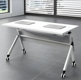 Foldable Movable Study Desk Table laptop stand With Wheels