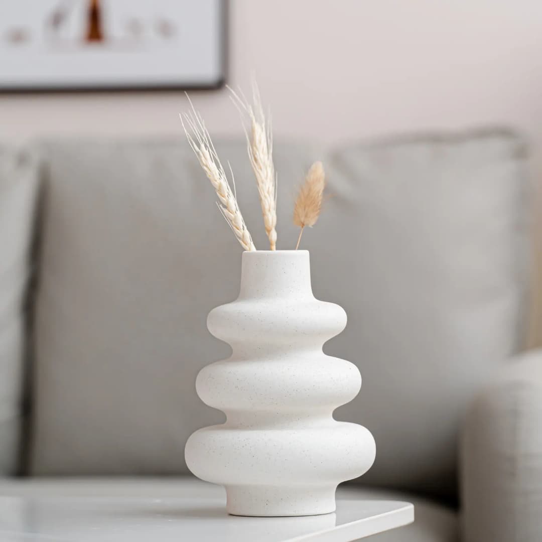 Spiral Shaped Home Decorative Flower Vase