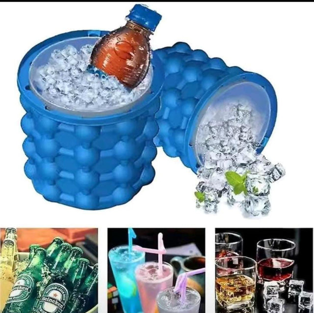 Silicone Ice Cube Maker Bucket 2-in-1 | iDecorators Kenya