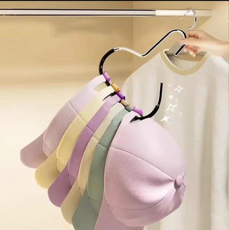 Space-Saving Hook for Hats, T-Shirts & Sweaters
