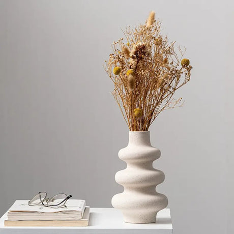 Spiral Shaped Home Decorative Flower Vase