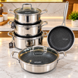 UCC Life Heavy Stainless Steel Cookware Set spn