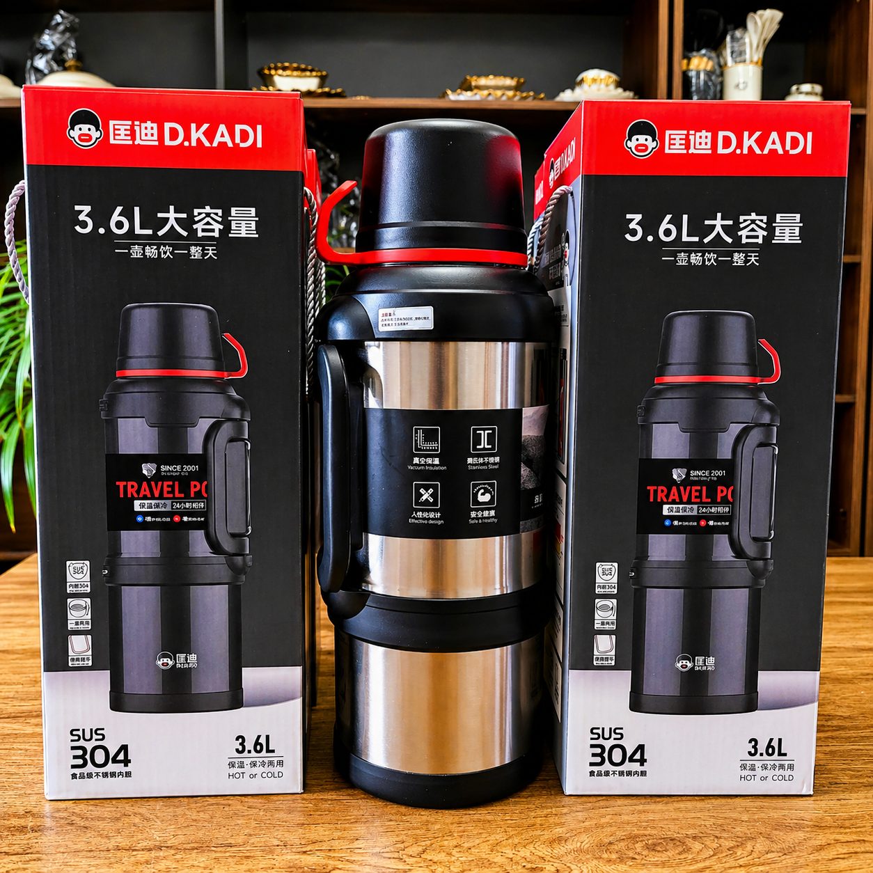  Stainless Steel Vacuum Flask Thermos – Hot & Cold thermos  3.6L nairobi