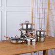 Steel 12-Piece Induction Cookware Set