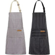 Striped Kitchen Apron njr