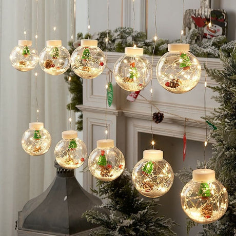 Christmas wish ball LED  Garland curtain light 10pcs 