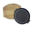 Thickened Round Cast Iron Sizzling Grill Pan with Wooden Base

Compact Round Sizzling Plate for Steak, BBQ & Grilled Foods in Kenya