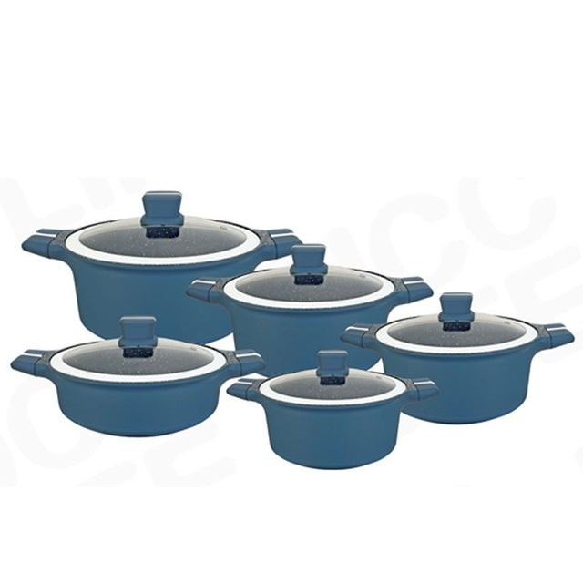 UCC Life Navy Blue Cookware Set spn
