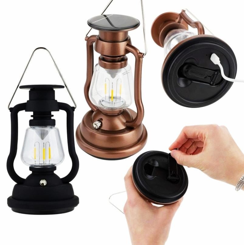 Solar Rechargeable Camping Lantern Lamp