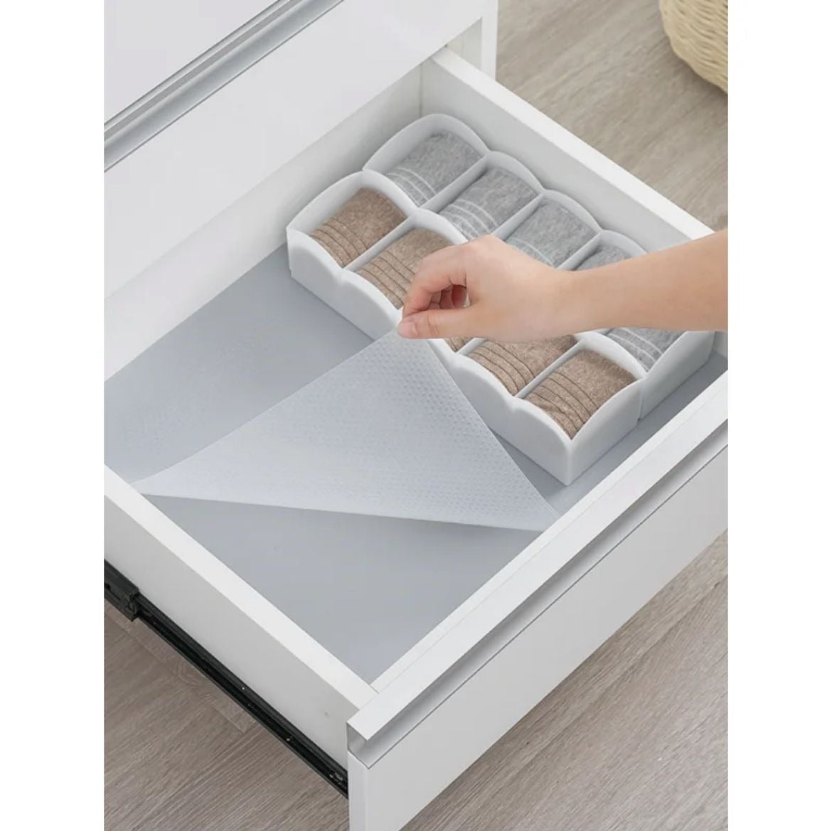 Kitchen clear drawer liners oil proof moisture cupboard shelf liner mat