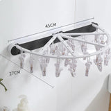 Foldable Clothes Hanger /Multipupose clothe Drying Rack 24 Clip