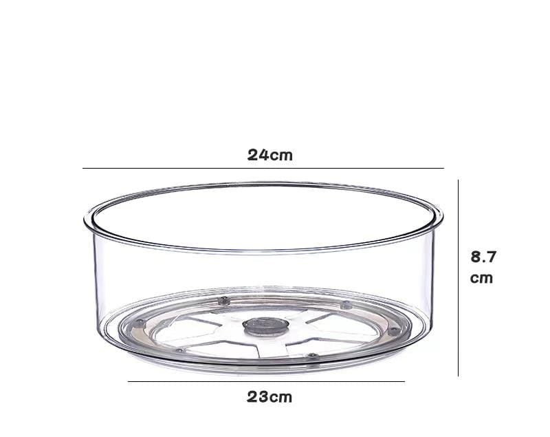 Acrylic multipurpose rotating of organizer/turntable.