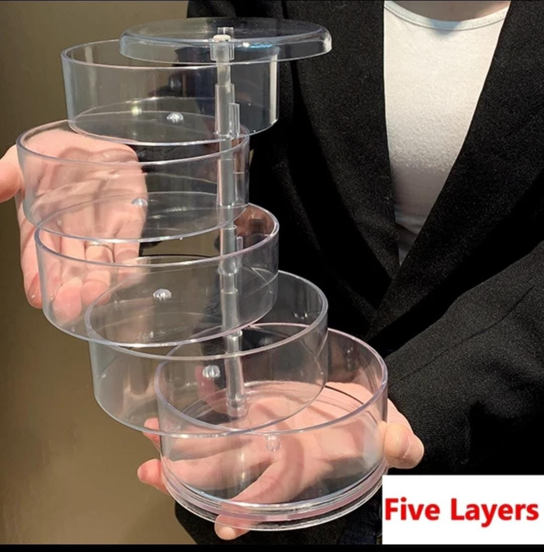 Acrylic rotating Jewellery holder