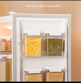 BPA free airtight Food storage containers. Capacity:5.2ltr 4pcs