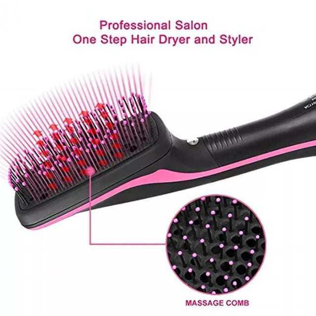 Hair Straightener Brush 3-in-1
