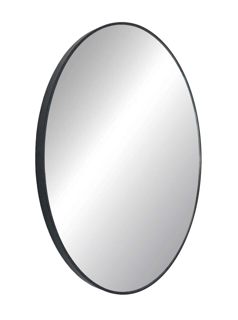 Oval vanity mirror