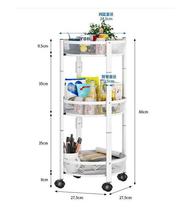 collapsible rack 3 tier