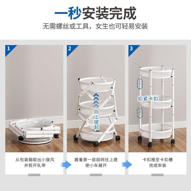 collapsible rack 3 tier