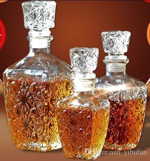 Diamond Glass Decanter