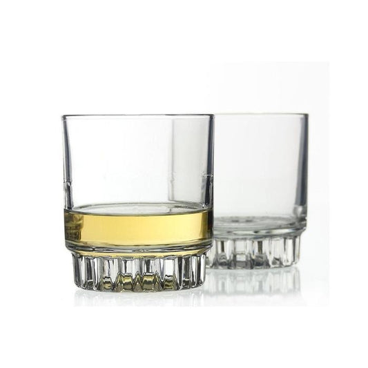 Elysia stripped Crystal Whiskey Glasses set of 6