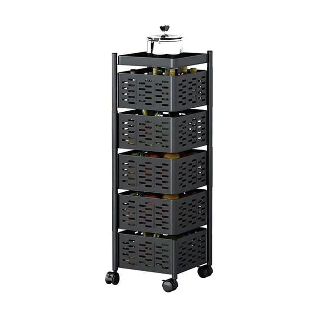 ️Heavy-duty 5Tier Square Multi-layer Basket