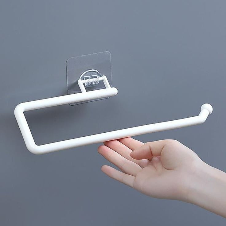 Plastic roll paper holder