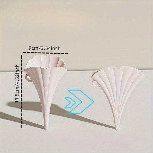 Foldable silicone kitchen funnel