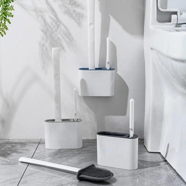 Wall hanging toilet brush with Holder