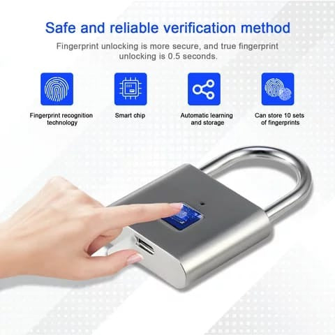 Finger print padlock