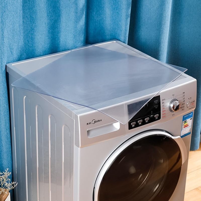 Transparent silicone washing/fridge top mat.