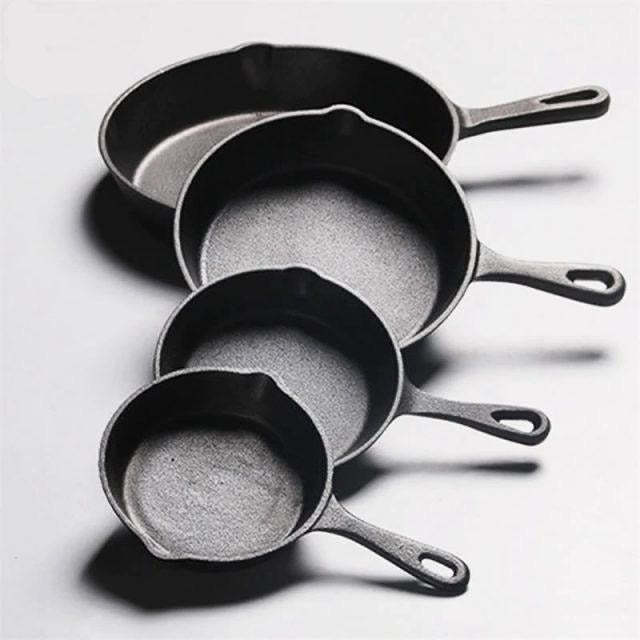 Cast Iron Frying Pan Cooking