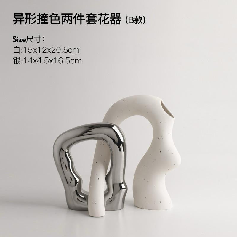 Creative interlocking Ceramic Decor Piece