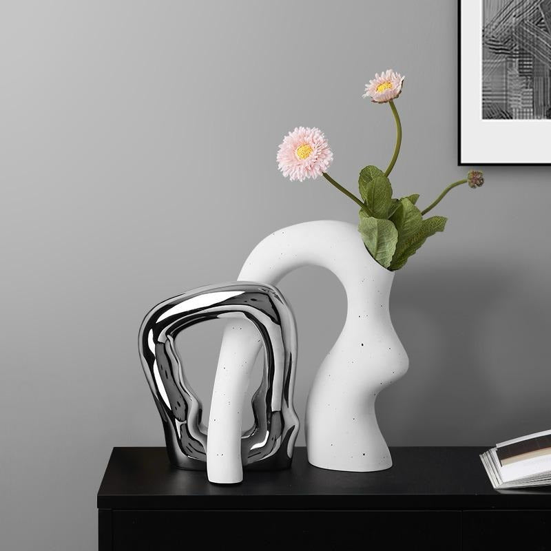 Creative interlocking Ceramic Decor Piece