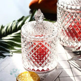 Beautiful crystal sugar/candy dish